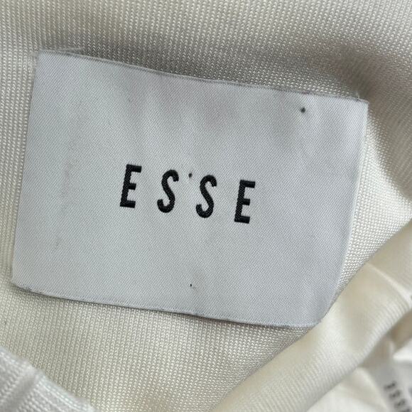 Esse Studios Ivory White Rib Strapless Tube Top - Picture 9 of 12